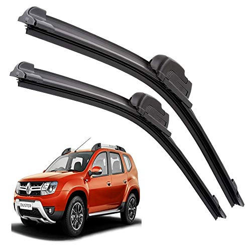 Image of Euro Care Windshield Car Wiper Blades Compatibility With Renault Duster (Model : 2013-2018) - Set of 2Pc (D-20,P-20)
