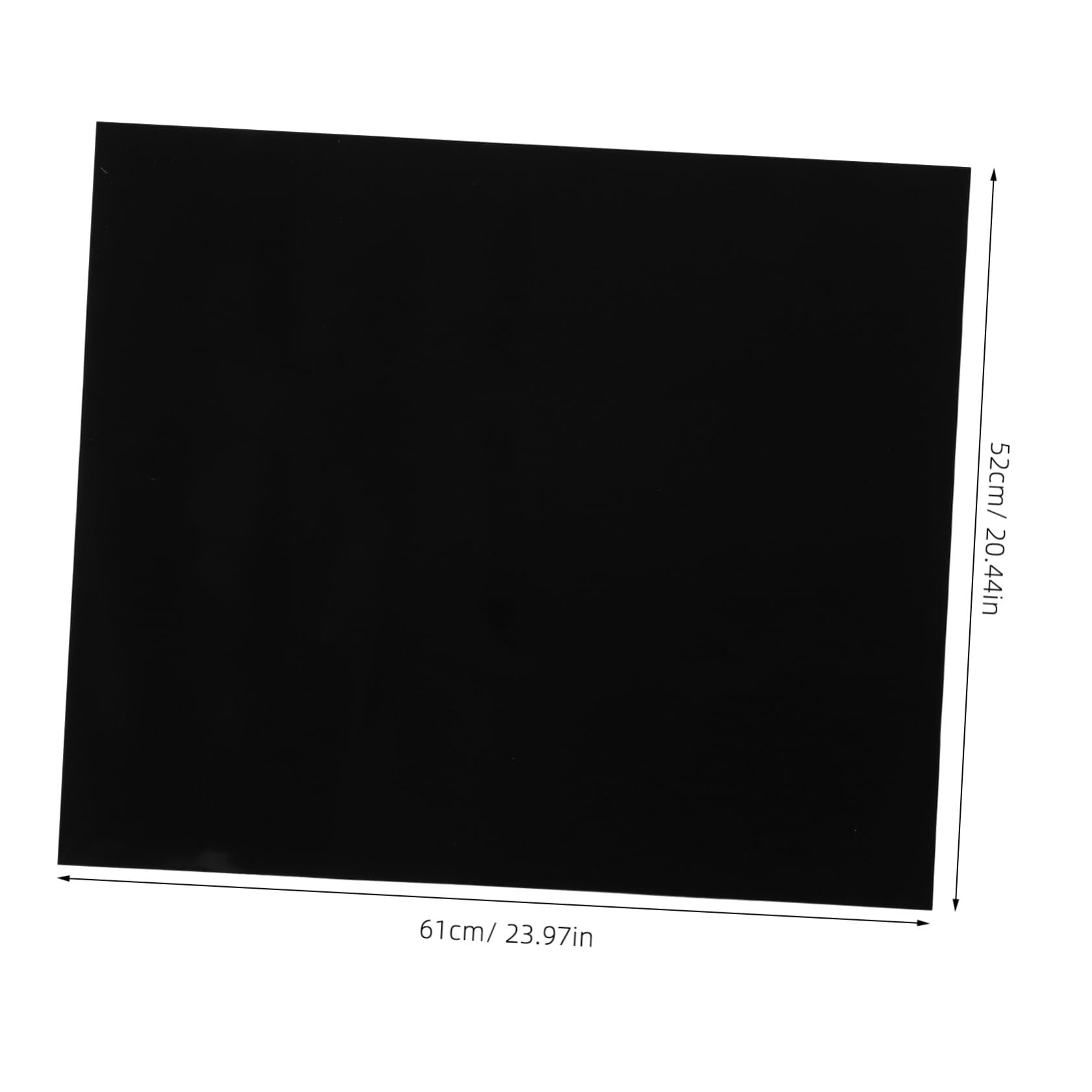 ABOOFAN 4 Piezas Estera de de inducción Protector de la coquetería de inducción Protector de Cocina electrica Almohadilla de Cocina Fibra de Vidrio Negro