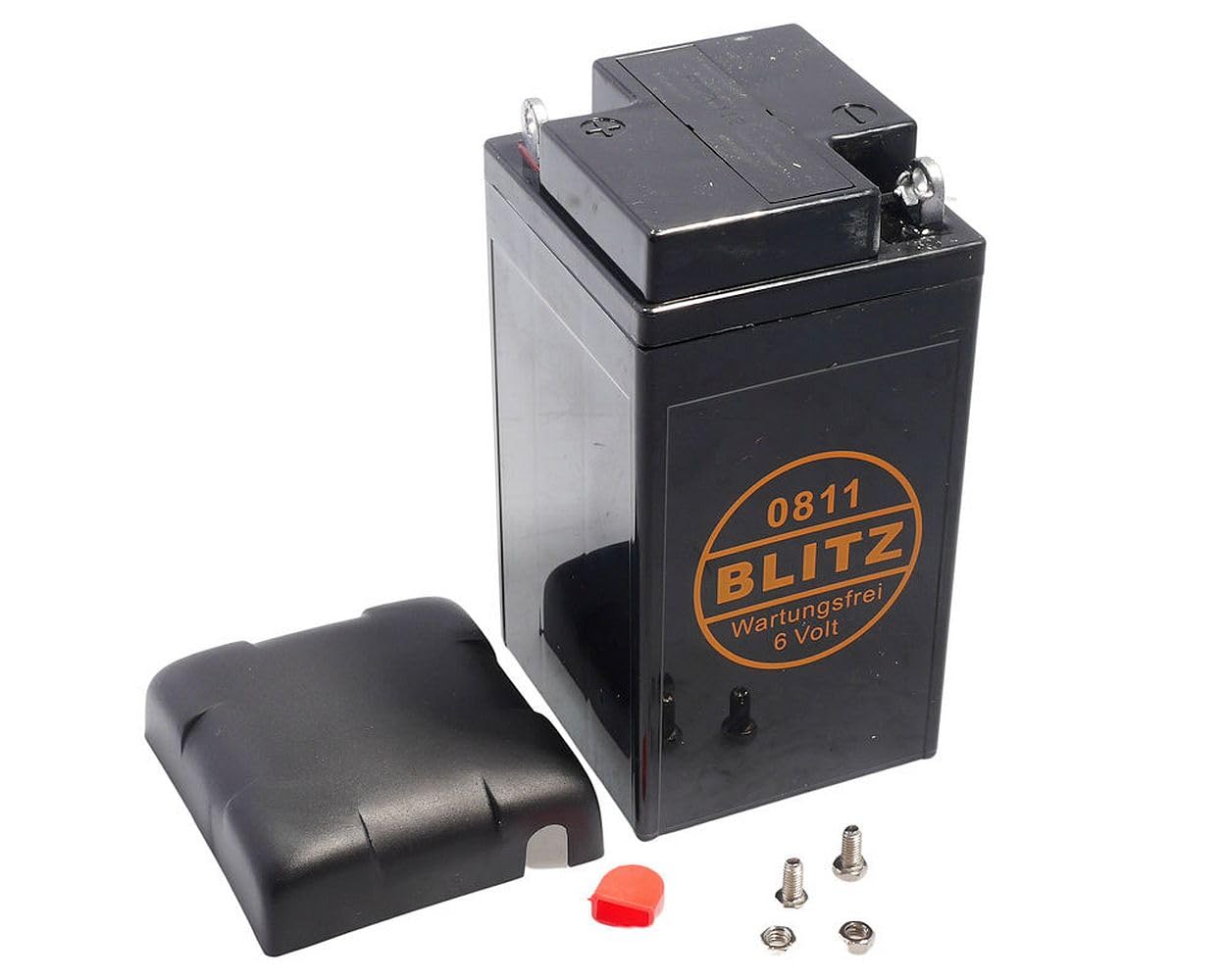 Batterie 6V - 12Ah - Vliesbatterie 0811, mit Deckel passend für BMW R25, R35