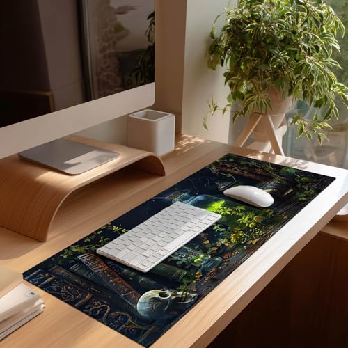 Tapis de souris botanique antidérapant résistant pour bureau de jeu - 2