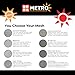 Metro Screenworks Custom Window Screens Fully Assembled and Ready to Install - Window Screen Replacement for House, (White) Pre-Framed Mesh Replacement Window Screens, Home, Patio, & More