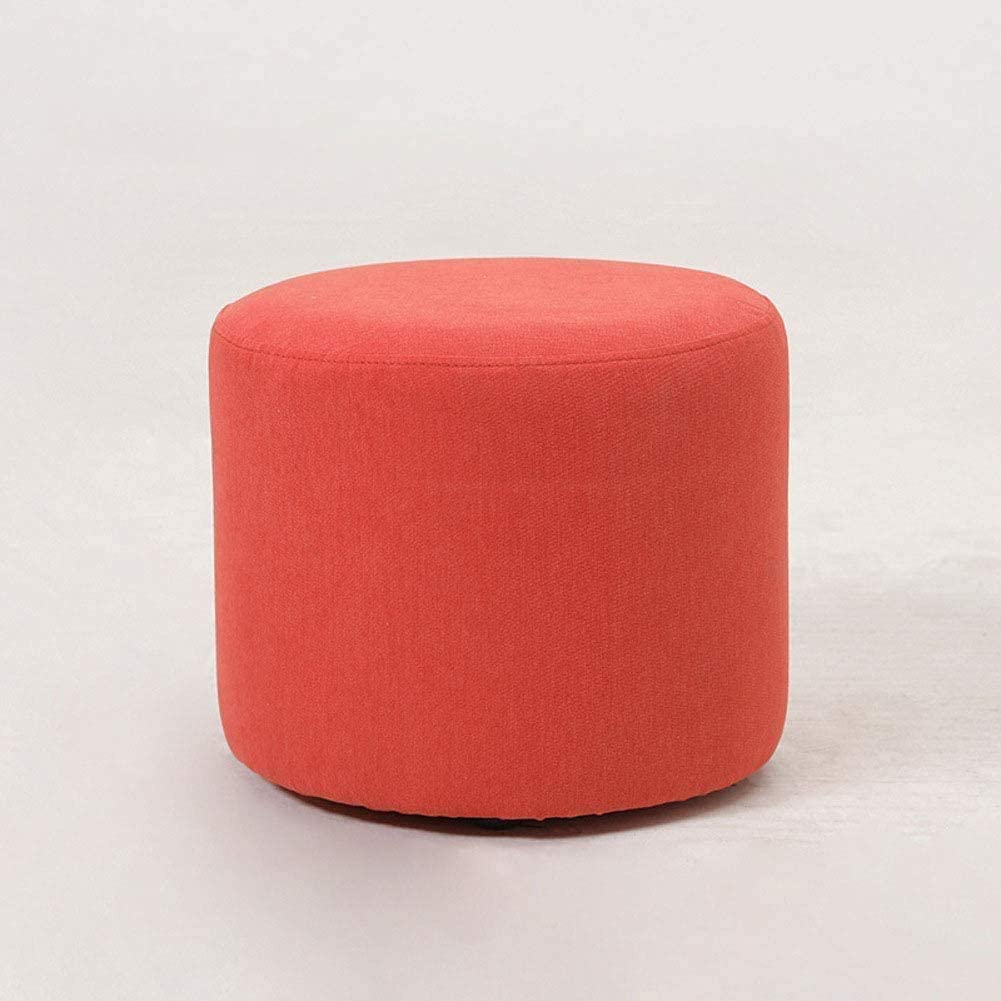 Pouf cube pouf ottomans jaune 27x34cm avec housse amovible