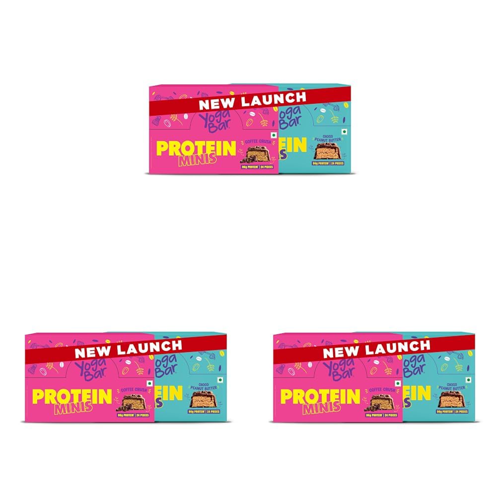Yogabar Protein Minis Gift Hamper (3 x Chocolate & 4 x Coffee) | Chocolate Gifts in Tin Box | Healthy Snacking for Kids & Adults | Rich in Protein & Fiber — Amazon image 13