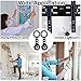2Pcs Stud Finder Wall Scanner,Magnetic Stud Finder With 27 Pound of Pull Magnetic Power,No Batteries Required Wall Stud Finder Metal Stud Finder for Drywall,Wood,Plywood Paneling,Ceramic Tiling(Black)