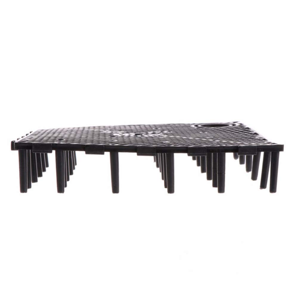 POPETPOP 10 Plaques Filtrantes Inférieures en PVC pour Aquarium 5.91X5.91X1.06 Pouces Panneaux De Filtration sous Gravier Adaptés pour Réservoirs De Poissons Et Séparation Efficace