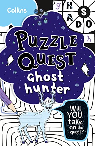  Ghost Hunter: Solve more than 100 puzzles in this adventure story for kids aged 7+: Mystery Puzzles for Kids