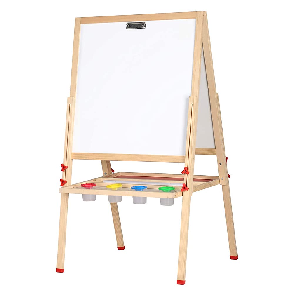 COSTWAY 3-in-1 Tafel voor Kinderen, dubbelzijdige kindertafel in