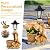 Larlobl Outdoor Squirrels Flowerpot Garden Statues Sculpture Figurine Decor Solar Powered Light Planter Succulent for Patio Lawn Yard Balcony Ornament - Housewarming Gift(Squirrel)