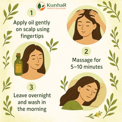 Image of Maha Bhringraj Premium Hair Oil with Amla & Neem - 100 ml (Pack of 2) - Reduces Hair Fall, Cures Dandruff - Ayurvedic Herbal Formula - Power of Roots