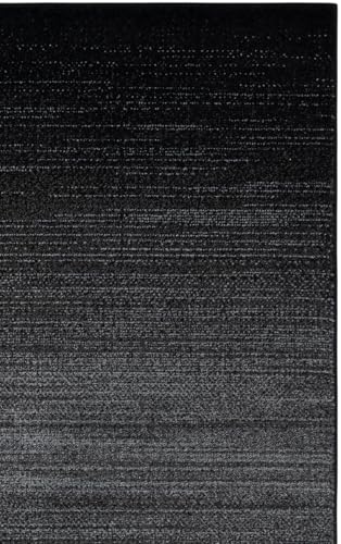 Tapete decorativo SAFAVIEH 3x5 pies negro y gris miniatura 4