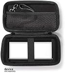 Blood Pressure Monitor case compatible with QardioArm Wireless Blood Pressure Monitor, Compact and light weight strong case with mesh pocket for blood pressure log book, detachable wrist strap