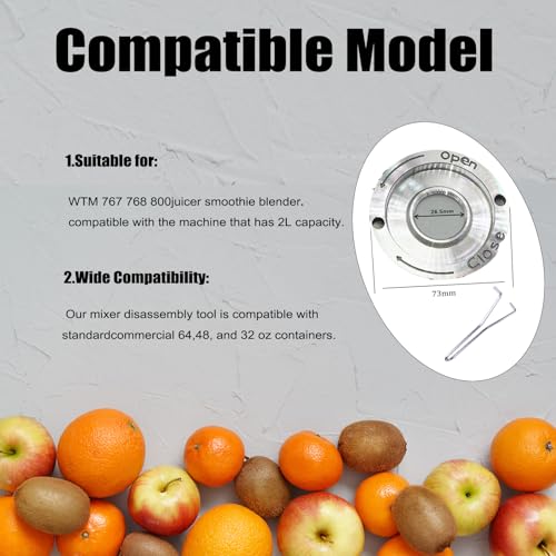 Llave de acero inoxidable para licuadora 2L miniatura 5