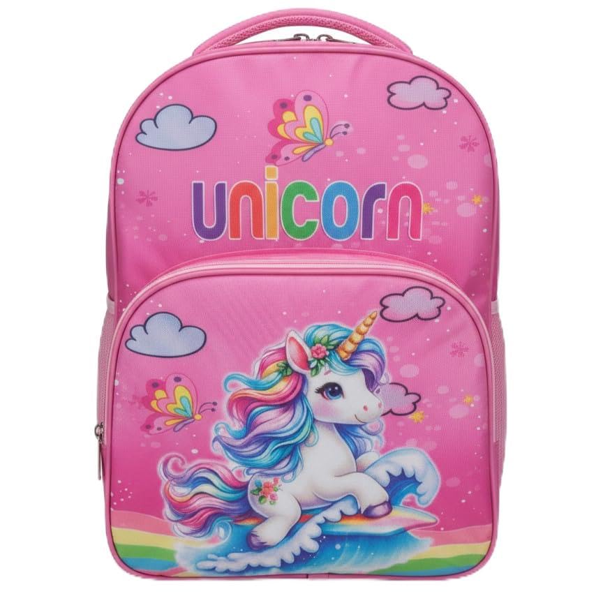 Image of Stylbase Cartoon Printed School Bag for Boys and Girls | Waterproof Backpack Bag for Travelling Sports | Kids Bag Ideal for UKG Nursery 1st Class | School Bags for 5 7 Years 15 Inches