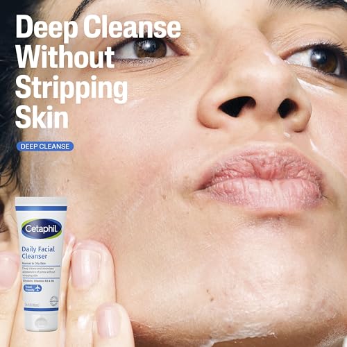 CETAPHIL Skincare Gift Set & Travel Companion for Sensitive Skin | Gentle Skin Cleanser, Daily Facial Cleanser, 2 x Moisturizing Lotion | TSA Approved | Dermatologist Recommended Brand 3.4 oz