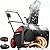 PowerSmart 40V Cordless Snow Blower, 21'' Cleaning Width/6'' Cleaning Depth Snow Blower with LED Light & 30 FT Throwing Distance, Battery and Charger Included,Perfect for Driveway,Garden, Deck,Garage