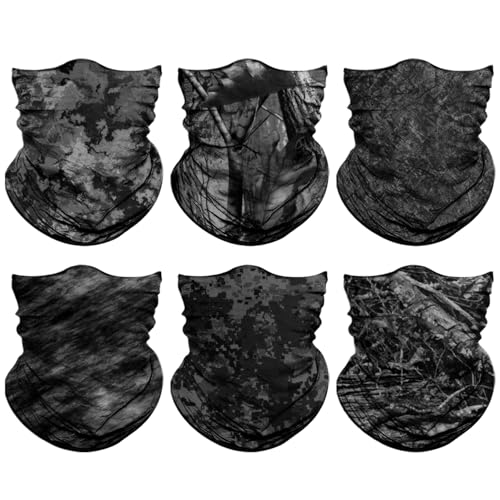 Image of Neck Gaiter for Men Women Headwear Bandana Head Wrap Face Scarf Mask Cover Warmer Balaclava-Seamless & Versatile