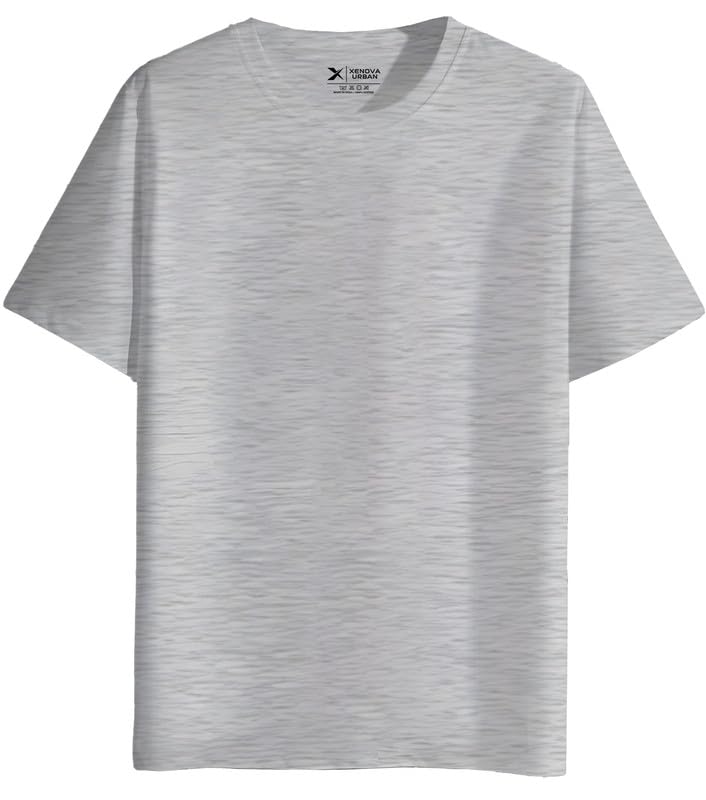 Image of XENOVAURBAN Unisex Regular Cotton Solid Color Tshirt