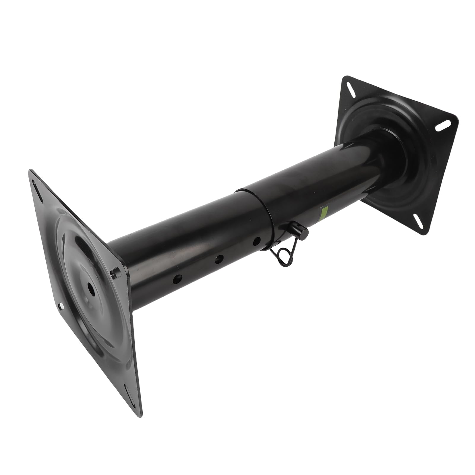 ZASCHMOY Boat Seat Base Pedestal Adjustable Height 11.34-17.24in Powder Coated Metal Black for Marine Use