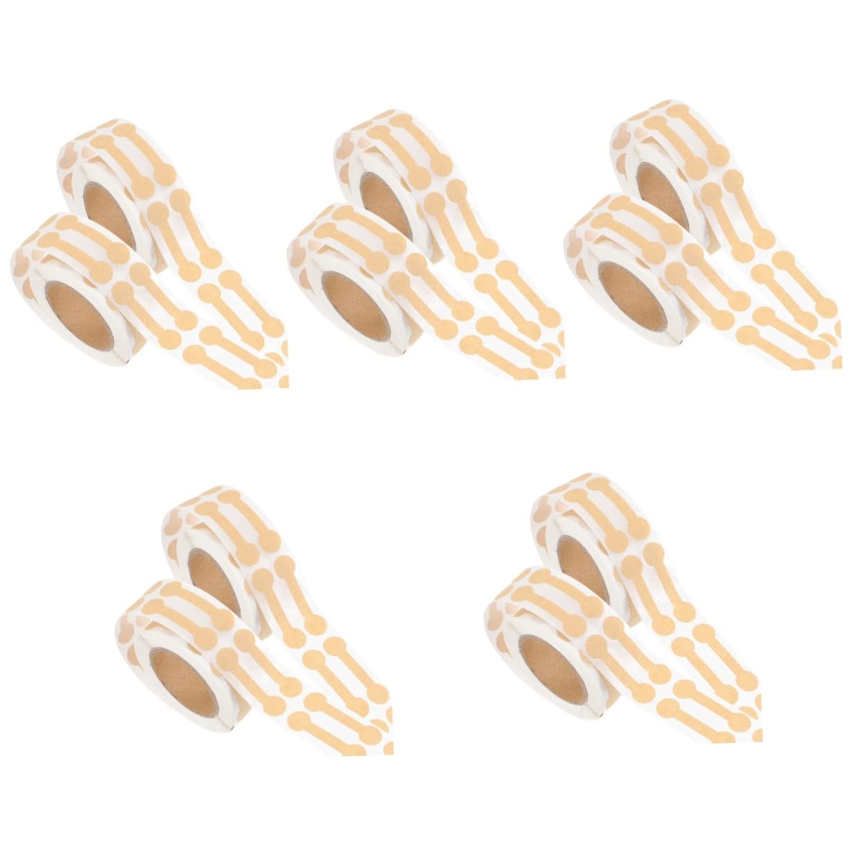 NUOBESTY 5 Set Di Etichette Adesive Per Decorazioni Natalizie Adesivi Di Tenuta Fatti A Mano Nastro Antimanomissione Per Scatole 2 * 5