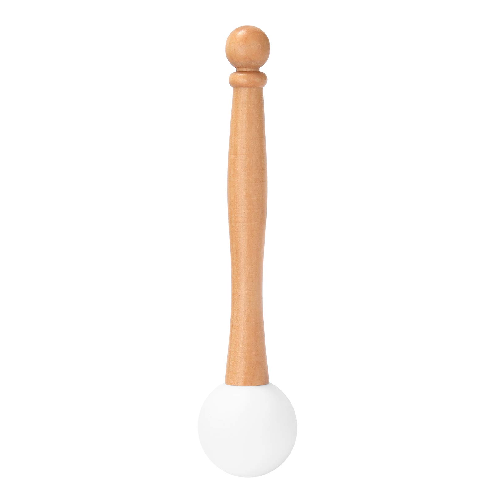Walmeck Campana Tibetana in Cristallo 440HZ Strumento a Percussione Terapia del Suono Yoga Meditazione Guarigione con Anello in Gomma Antiscivolo Robusto per il Regalo di Relax (Nota F)