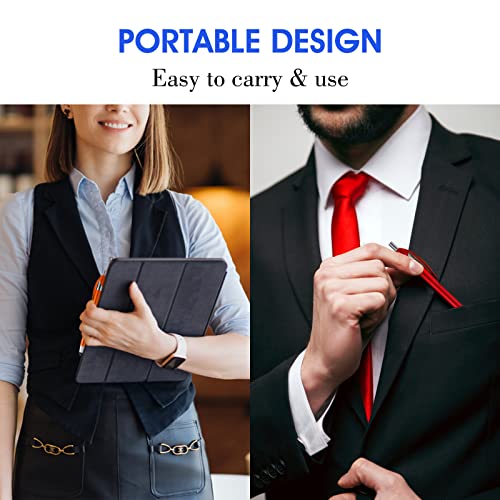 Tiesome 7Pcs Ballpoint Pens With Stylus Tips, Retractable Touch Screens Medium Point Ball Point Pen Black Ink Writing Pen 2 In 1 For Daily Work School Writing Stationery Office Supplies #TOP6