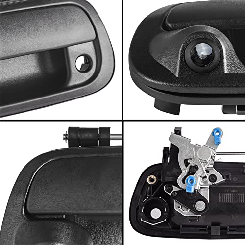 Image of Tailgate Handle Backup Camera for Toyota Tundra(2000-2006) HD Rear View Camera Night Vision IP68 Waterproof 170 Wide Viewing Replacement Car Door Tailgate Camera Park Assist Reverse Camera