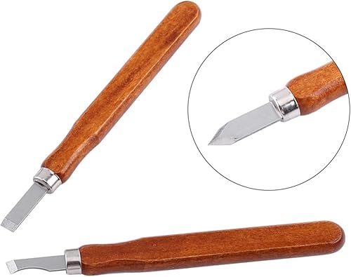 Miniatura 2 de XiBany Juego de cuchillos de corte de madera de 12 uds., cinceles de tallado de madera a mano para carpintería, herramientas de bricolaje