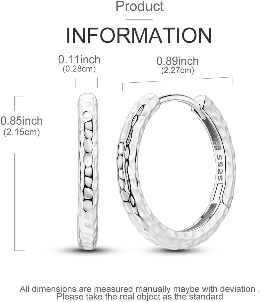 925 Sterling Silver Small Circle Huggie Hoops for Women - 5A CZ Mini Hoop Earrings, Hypoallergenic & Versatile Jewelry for Everyday & Gifts - Image 2