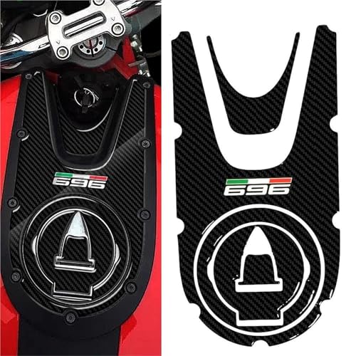 Protège réservoir Ducati Monster 696 noir pour essence 2008-2014