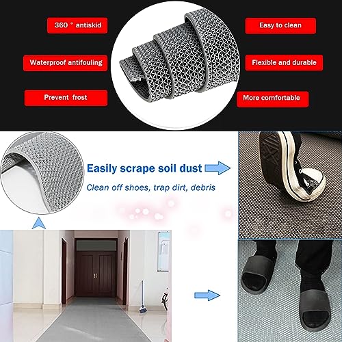 Tapis de sol antidérapant pour piscine et zones humides, grand tapis creux en caoutchouc pour protection contre les éclaboussures et projets de bricolage