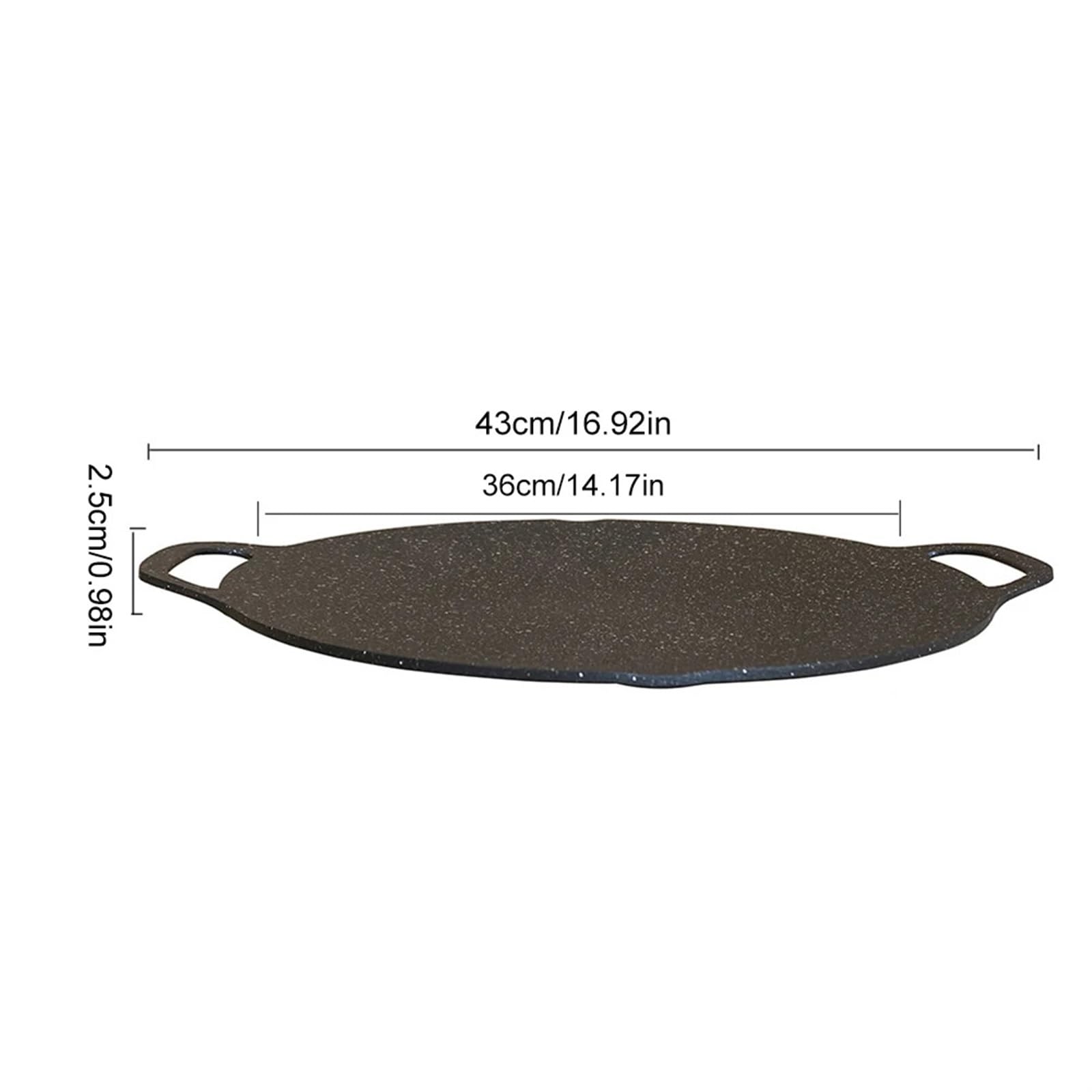 SinseD 30/33/36CM nieprzywierająca patelnia do grilla koreańska płyta do grilla grill garnek do mięsa na zewnątrz kemping naczynia do pieczenia patelnia (kolor: 36 cm i torba-01)