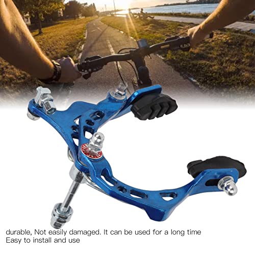 Alomejor Bike Brake Caliper Bike Rim Brake Front/Rear Brake Caliper for Motorcycle Mountain Bike(blue) - Image 3
