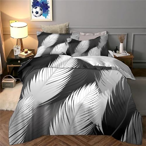 Housse de couette plumes microfibre super douce haut de gamme