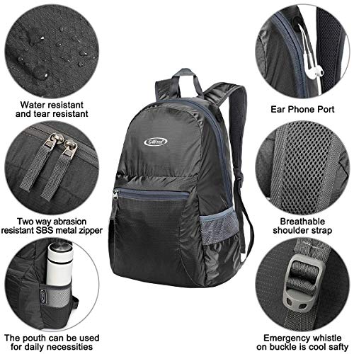 G4Free 20L Lightweight Packable Backpack Travel Hiking Daypack Foldable - Image 6