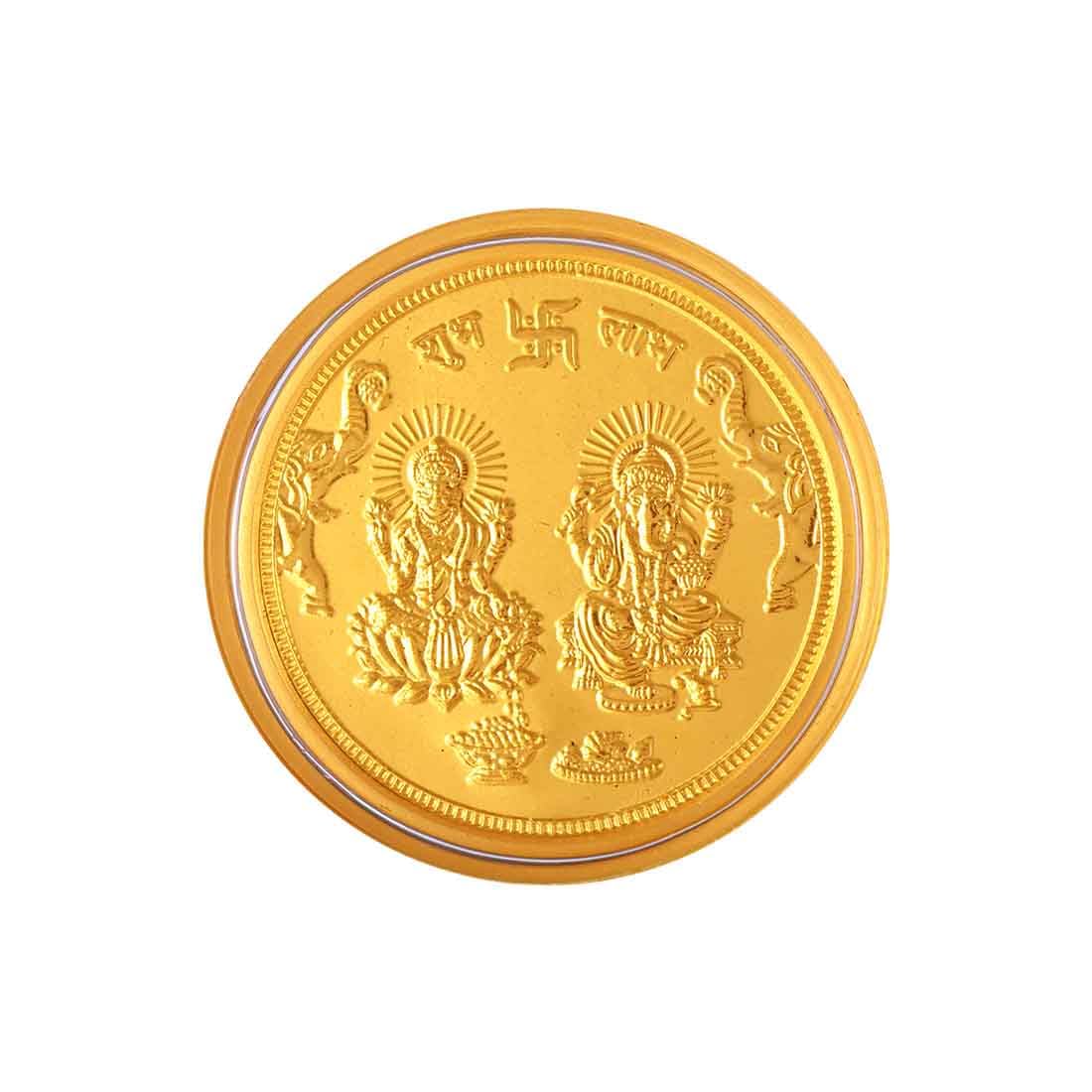 P.C Chandra Jewellers 24KT 999 Yellow Gold Laxmi Ganesh-Inscribed Foil Coin - 0.5 Gram (B0CP7YGKZV) Amazon Price History, Amazon Price Tracker