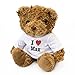London Teddy Bears Orsacchiotto con Scritta I Love Max, Carino e coccoloso, Regalo di Compleanno, Natale, San Valentino
