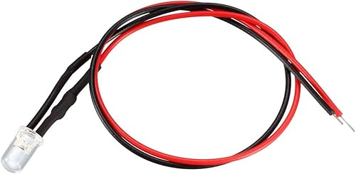 Miniatura 3 de uxcell 36pcs Color Mixto 0.197 in LED precableado luz DC3-6V 7.9 in pre cableado LED