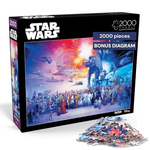 Buffalo Games - Star Wars™ - You were The Chosen One - 2000 Piece Jigsaw Puzzle for Adults - Challenging Puzzle Perfect for Game Nights - Finished...