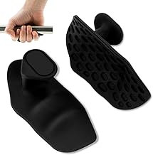 1 Pair Gym Hand Grip Pads – Black Silicone Palm Protectors for Dumbbells, Strength Training, Weightlifting & Fitness – Anti-Slip Grippers for Home, Gym & Office Workouts