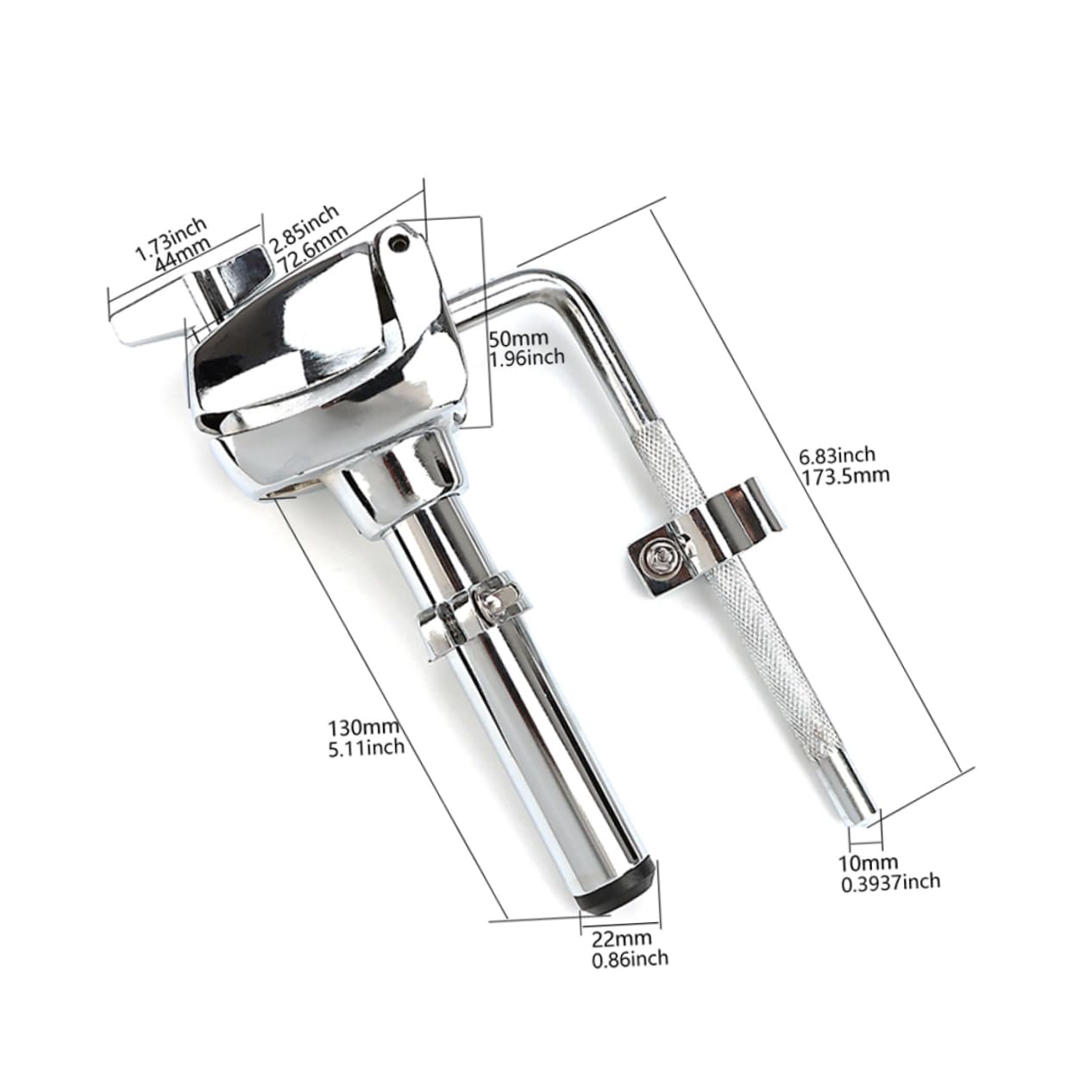 FUNOMOCYA Versatile Drum Arm Stand Metal Drum Mount Bracket Holder for Percussion Performance Display Wc102