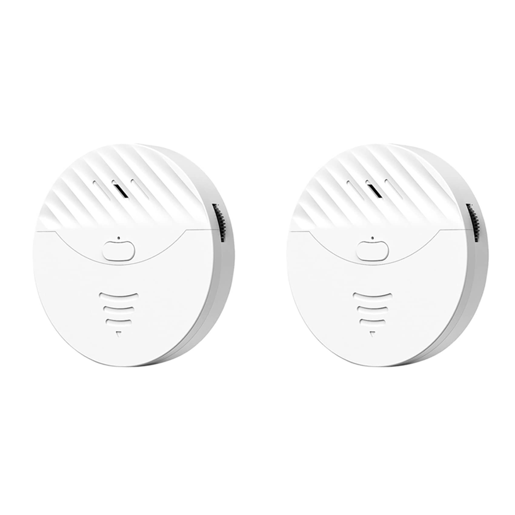 Jnchdghwa White 2X Tuya Smart Wifi Alarm Door And Window Vibration Sensor Security Protection Alert Works With, Smart Life(White)