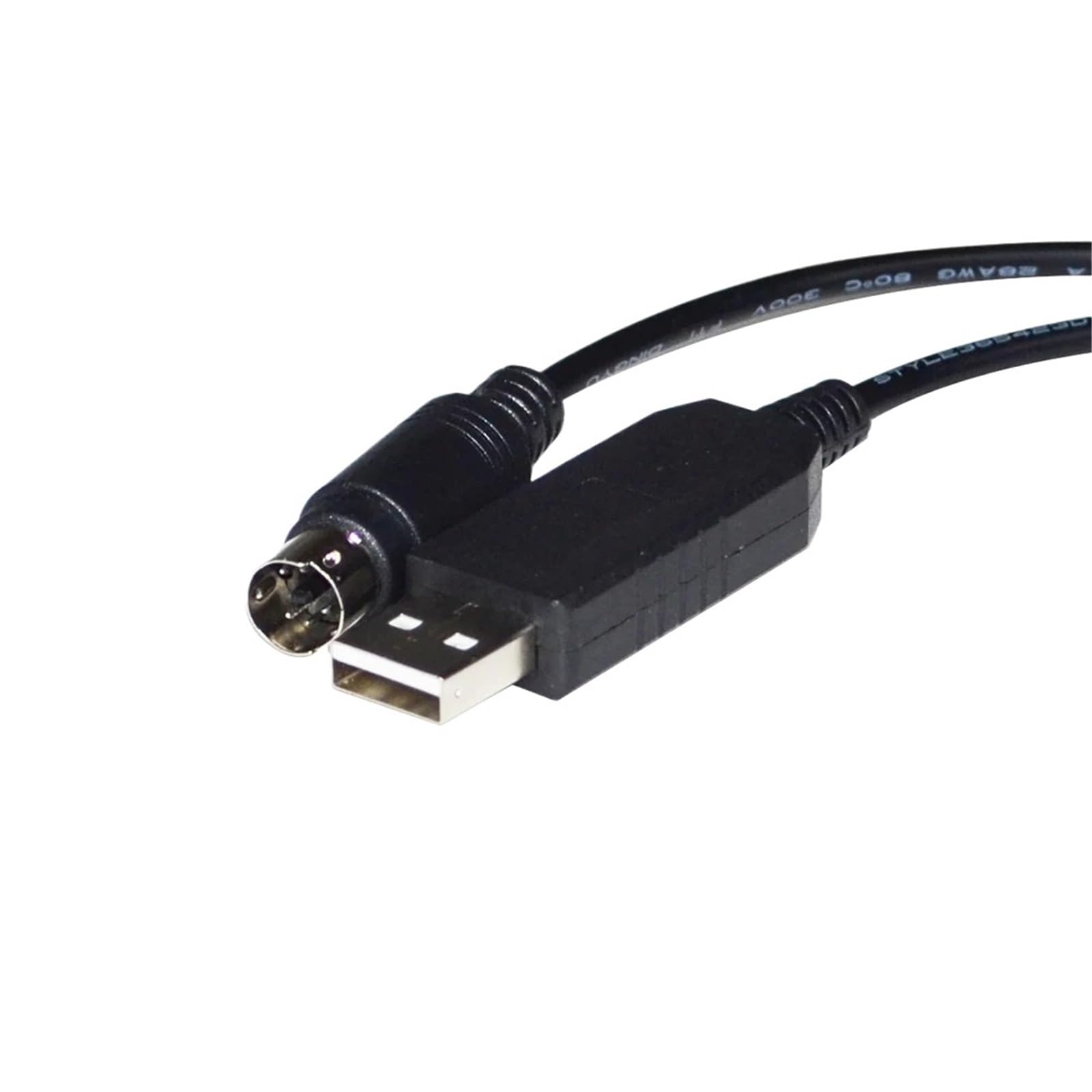 Adaptateur USB vers Mini-DIN 4 Broches MD4 FT232RL, câble de Communication série RS232 for SI TITROLINE Easy(3 Metre,USB-Mini DIN)