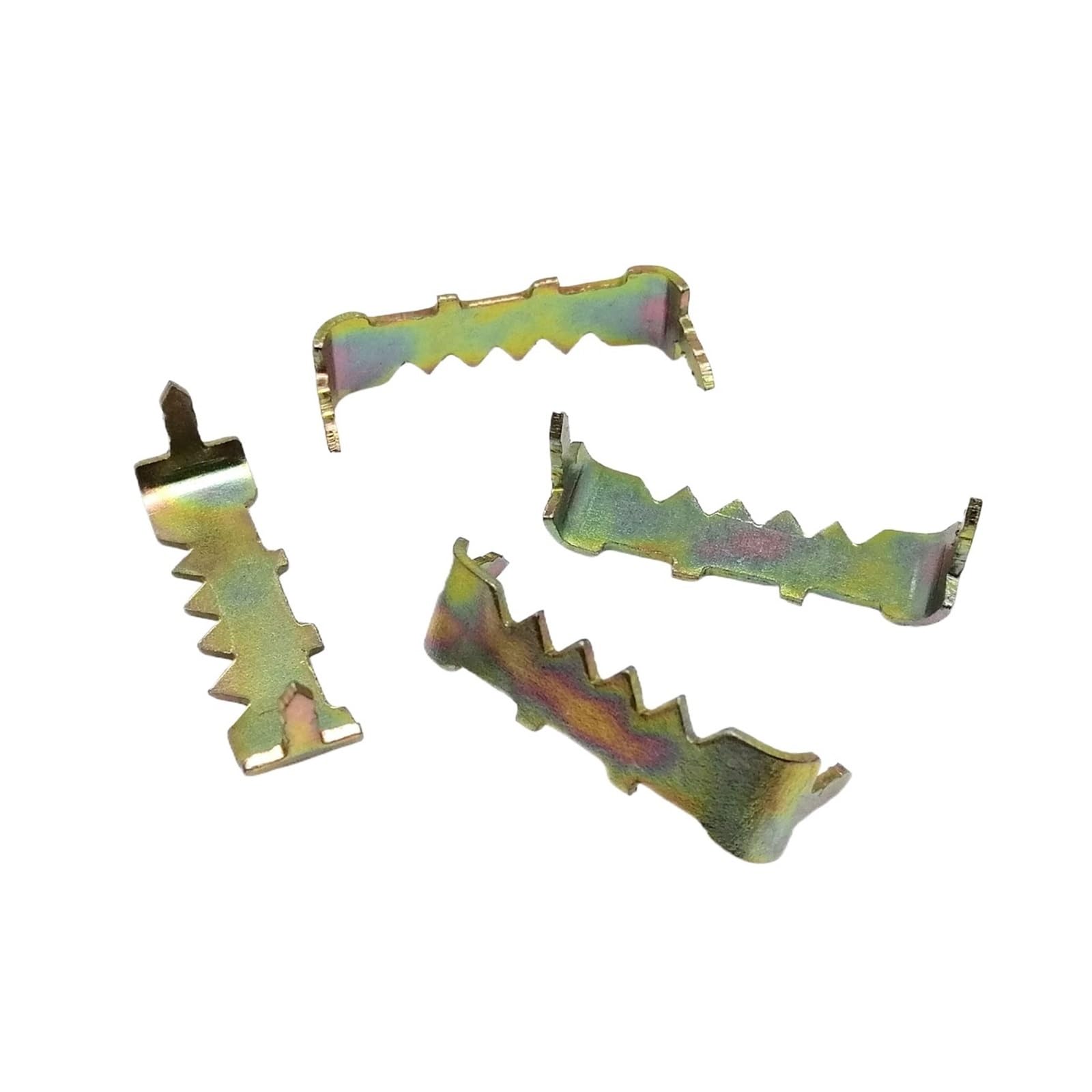 FOELANNE Sawtooth Picture Hook, Saw Tooth Picture Hanger Hooks With Nails Zinc Plated Iron 7mm x 25mm 25pcs