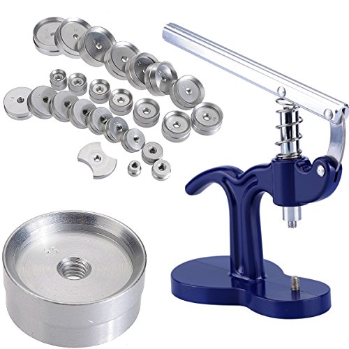 Jumbo Palanca Tipo Reloj Vidrio/Máquina de montaje 29 troqueles + removedor de eslabones XL