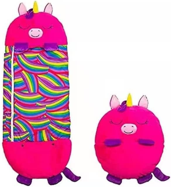 Foldable Funny Animal Sleeping Bag with Pillow, 160 x 60 cm