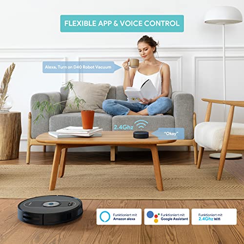 Deenkee Robot Vacuum And Mop Combo, 3000Pa Suction, 180 Mins Runtime, 3500 Mah 3-In-1 Robotit Vacuum Cleaner, Gyroscope Navigation 3.0, Wifi/App/Alexa, Ideal For Pet Hair, Hard Floor #TOP4