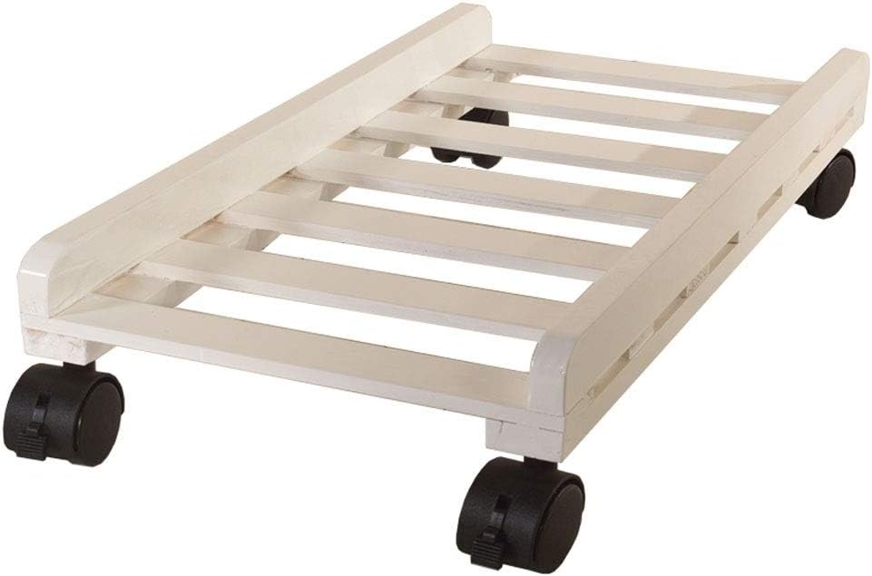 CPU Stand Tower Stand CPU Stand Cart Mobile CPU Stand Wood Desktop Host Chassis Bracket Tray Pulley Cooling Chassis Base Mobile Bracket Computer Tower Stand (Color : E) (D)