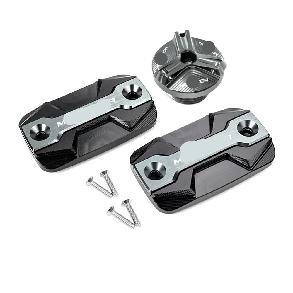 Motorcycle Rear Fluid Reservoir Cover for Monster 600 620 Ie M600 M620 2001-2004 Motorcycle Accessories Brake Fluid Reservoir Covers Egine Oil Filler Cap