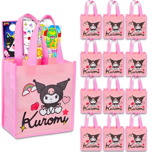 SANRIO Kuromi Party Favor Bags Set - Bundle with 12...