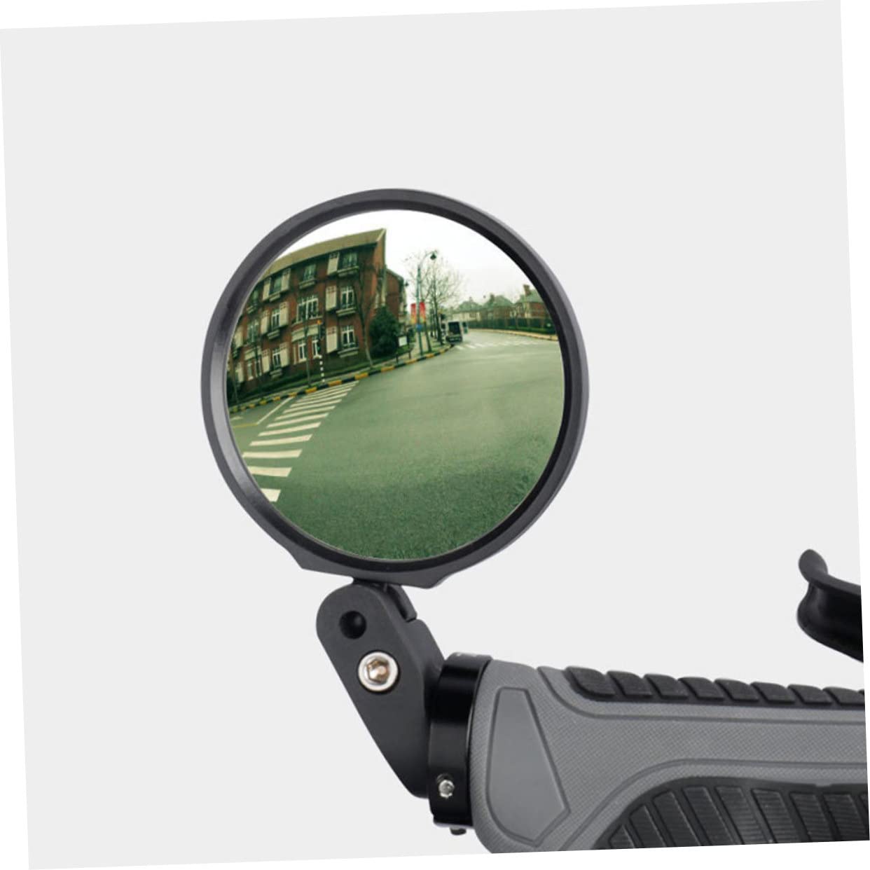 Toddmomy 2 Set Specchietto Retrovisore Per Regolabile Specchietti Manubrio Ovali Riflettenti Per Monopattini Installazione Facile E Compatibile Con Manubri 2 Pezzi * 2
